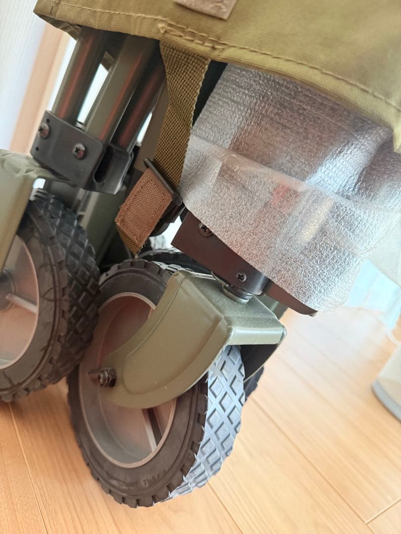 海*郎様 【新品・未使用】Coleman 折りたたみキャリーカート オリーブ