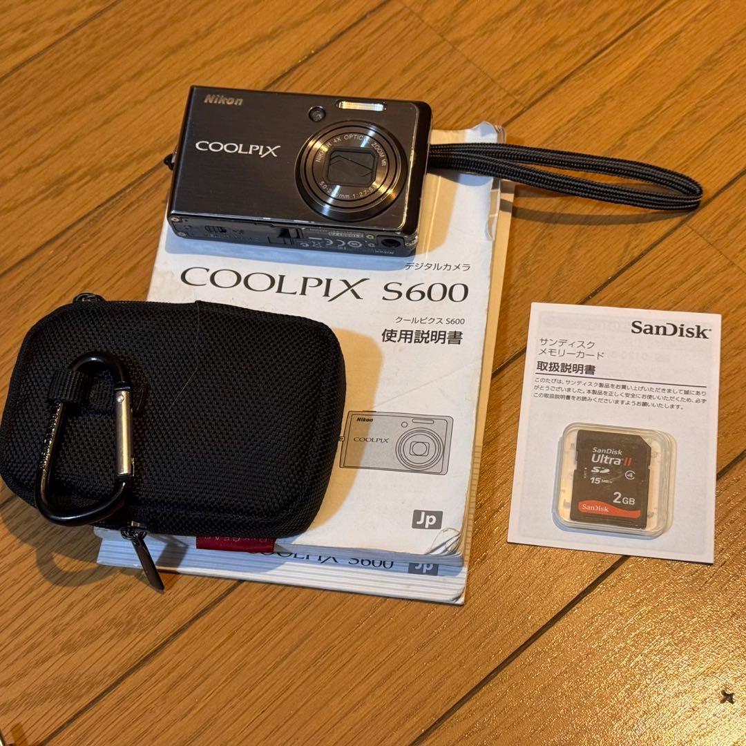 Nikon COOLPIX S600 本体 バッテリー充電器