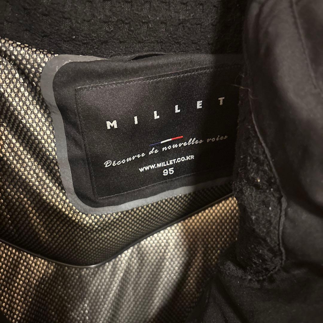 【美品】MILLET ミレー ロングダウン 黒 メンズM 極暖 かっこいい
