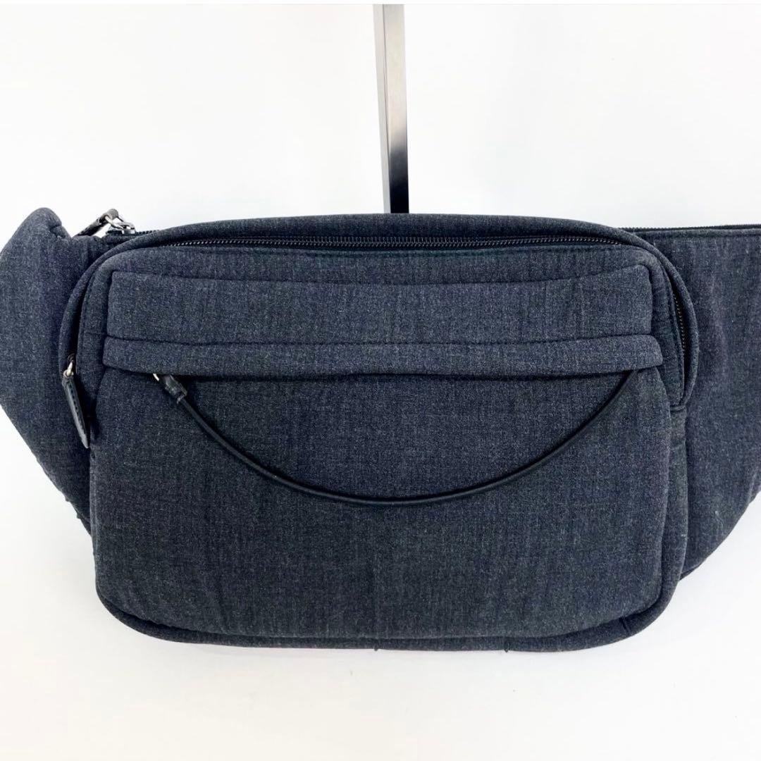 【正規品】PRADA プラダ ボディバッグ ウエストポーチ グレー ユニセックス