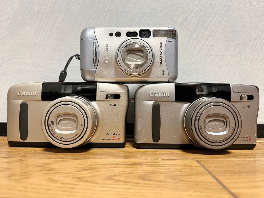 Canon Autoboyシリーズ3台まとめ売り　フイルムカメラ　オートボーイ