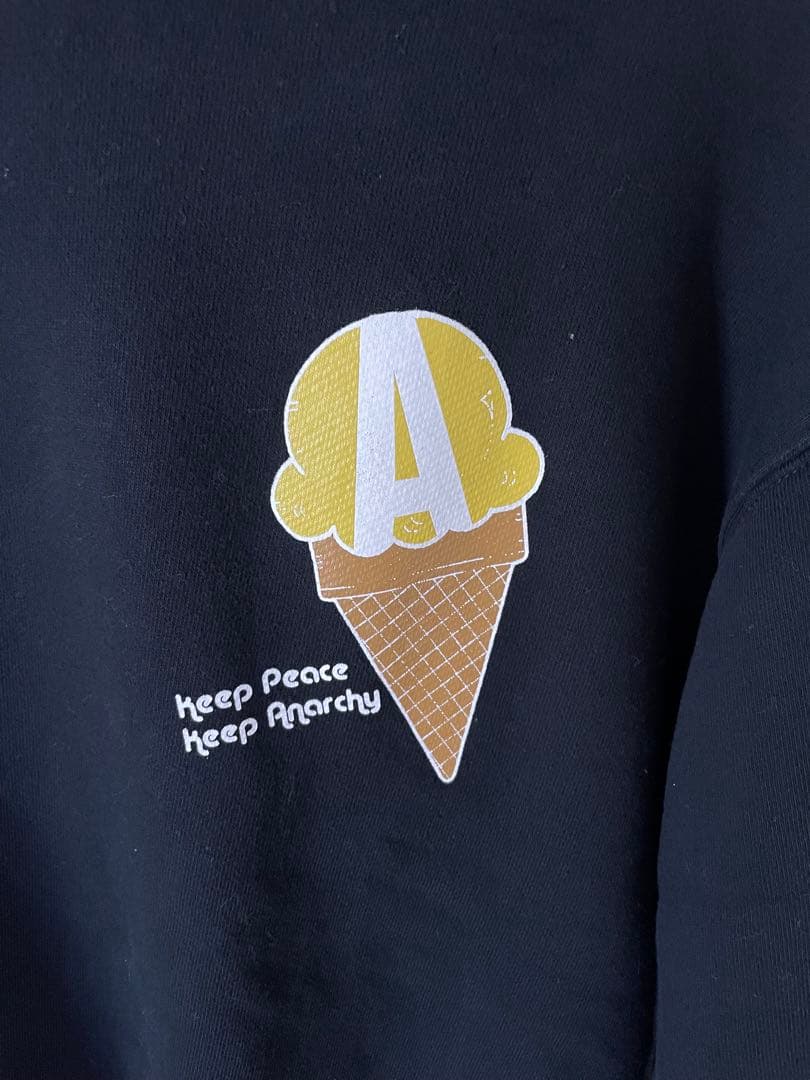 アンダーカバー 21AWアイスクリームスウェット黒XL