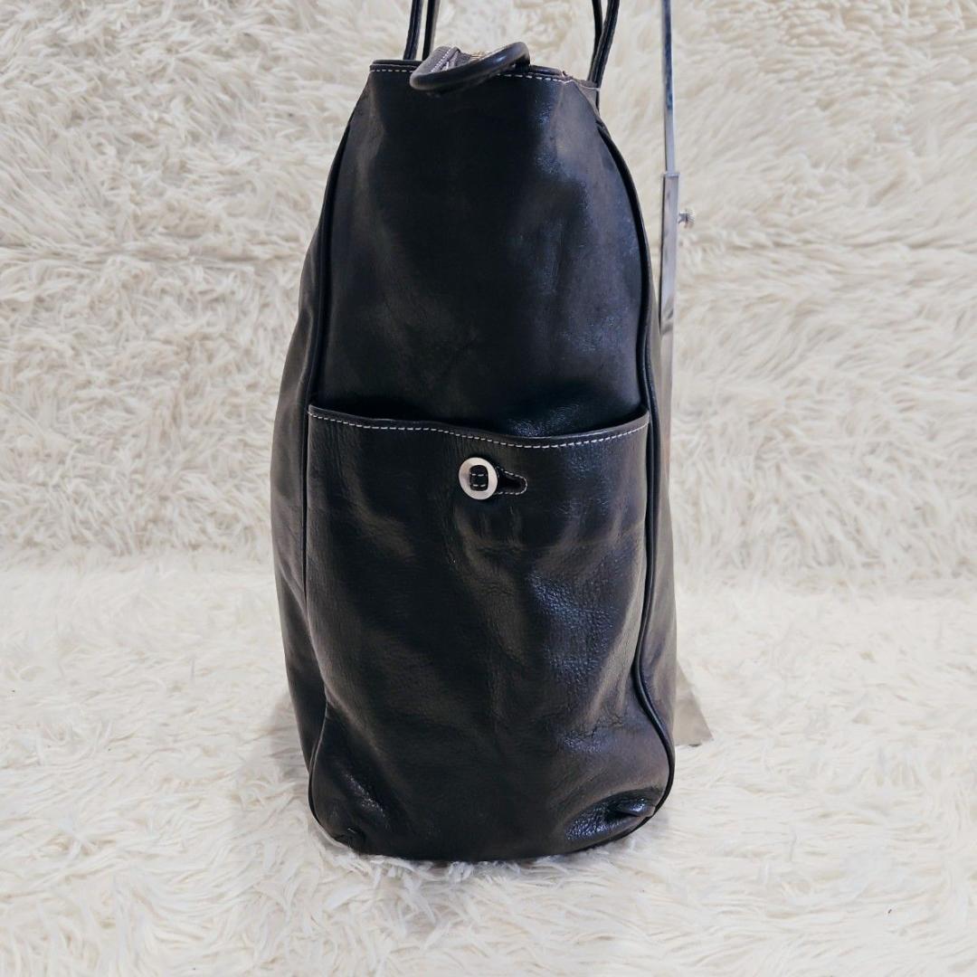 美品 aniary アニアリ トートバッグ 肩掛け 大容量 A4 黒 ブラック