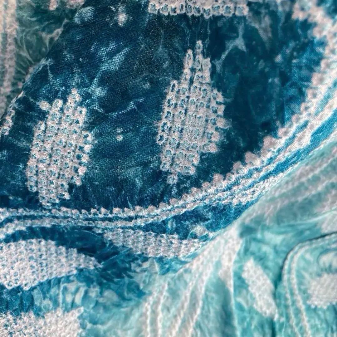 ローラ やまと誂　有松絞り　浴衣　高級浴衣　しつけ付　No.-a100