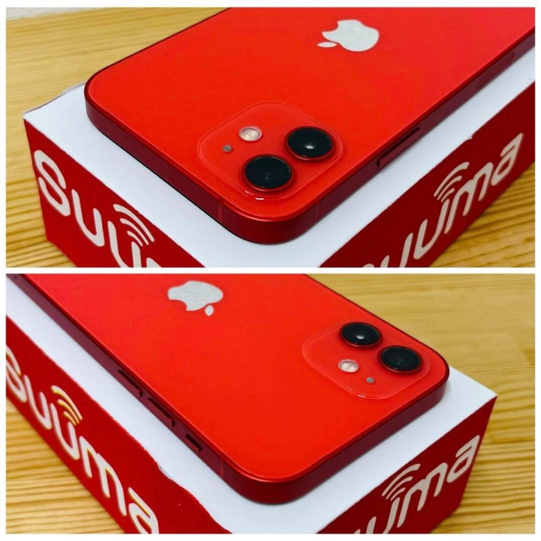 S 100% iPhone 12 256 GB SIMフリー レッド 本体