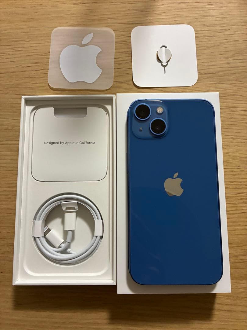 【輝】Apple iPhone 13 ブルー 本体　128GB