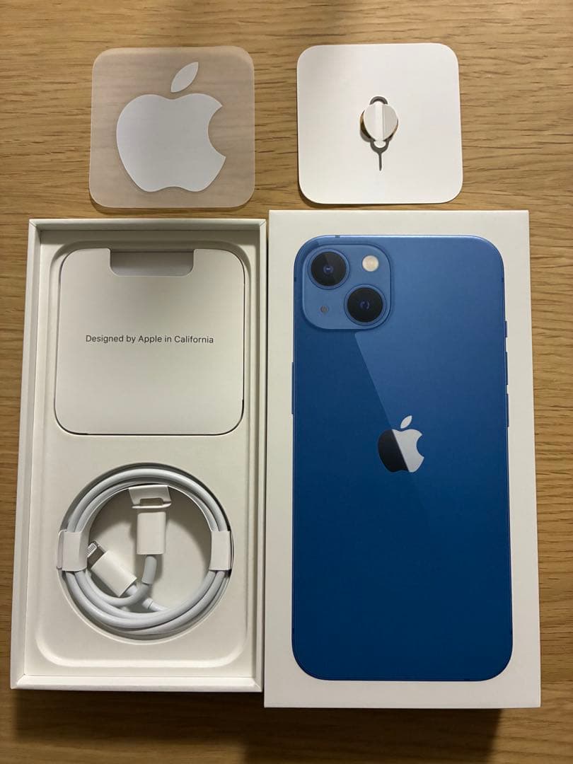 【輝】Apple iPhone 13 ブルー 本体　128GB