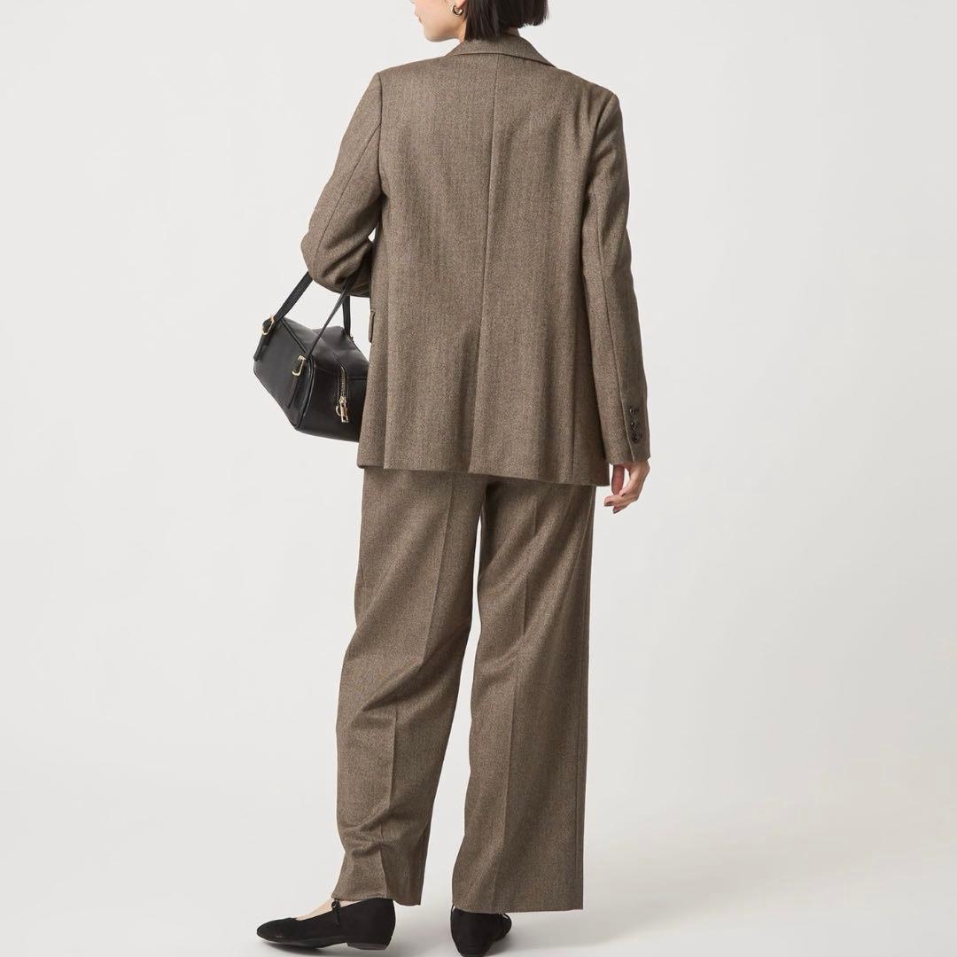 未使用green label relaxingホームスパン ダブル ジャケット