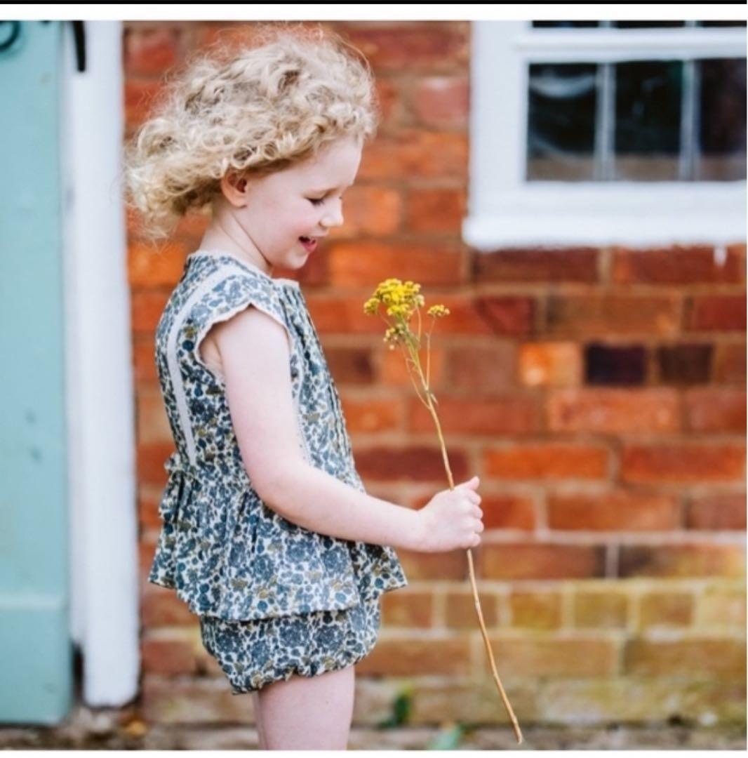 一点限り　littlecottonclothes 新品未使用　花柄ブラウス