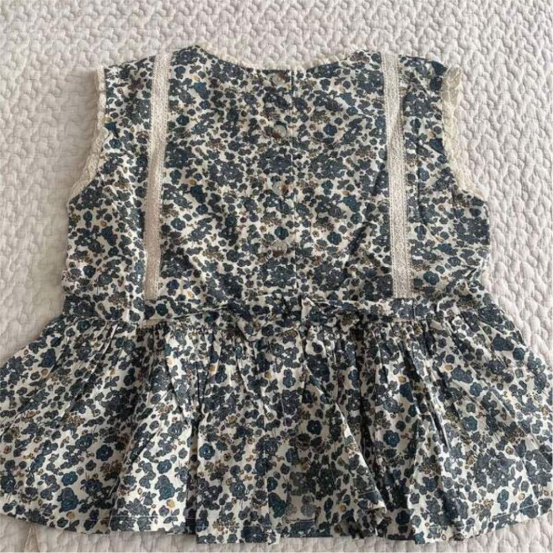 一点限り　littlecottonclothes 新品未使用　花柄ブラウス
