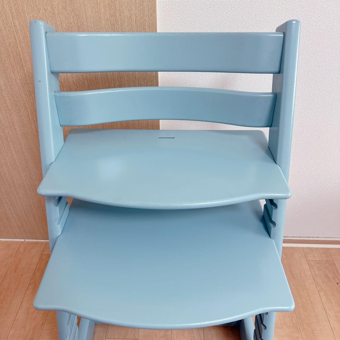 廃盤色 STOKKE ストッケ トリップトラップ シリアル6 アクアブルー