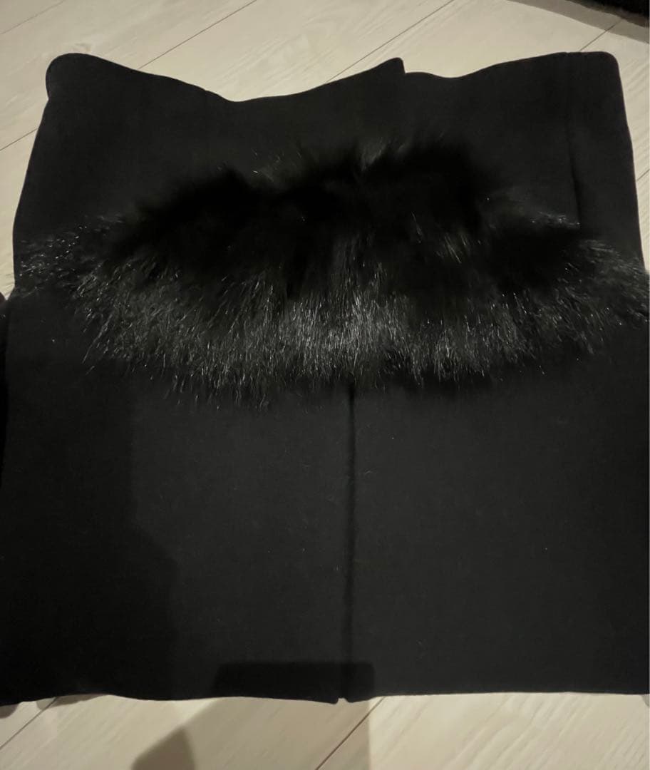 Maje ミドル丈コート　黒