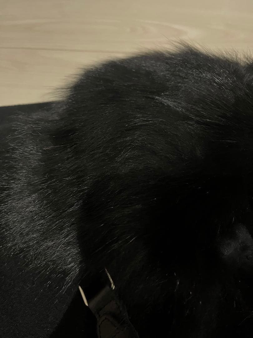 Maje ミドル丈コート　黒