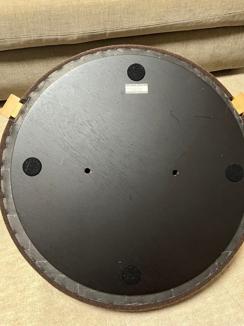 【KSM】 日進木工 座椅子 木製フレーム 布張り MAWARIZA