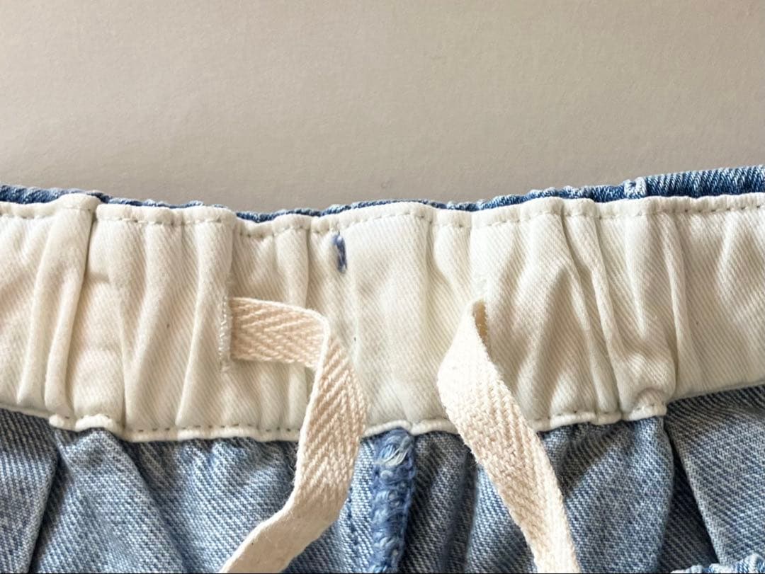 kagure フェードデニムイージーパンツ