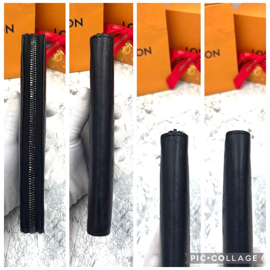 【ICタグ付き】 ルイヴィトン モノグラム シャドウ ヴェルティカル 長財布