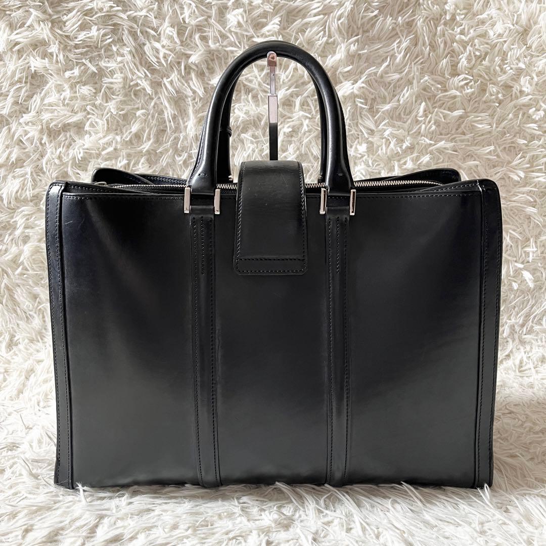 万双 マンソウ　ショルダーバッグ　ブライドル　2way ブリーフケース 黒