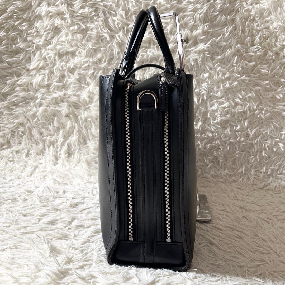 万双 マンソウ　ショルダーバッグ　ブライドル　2way ブリーフケース 黒