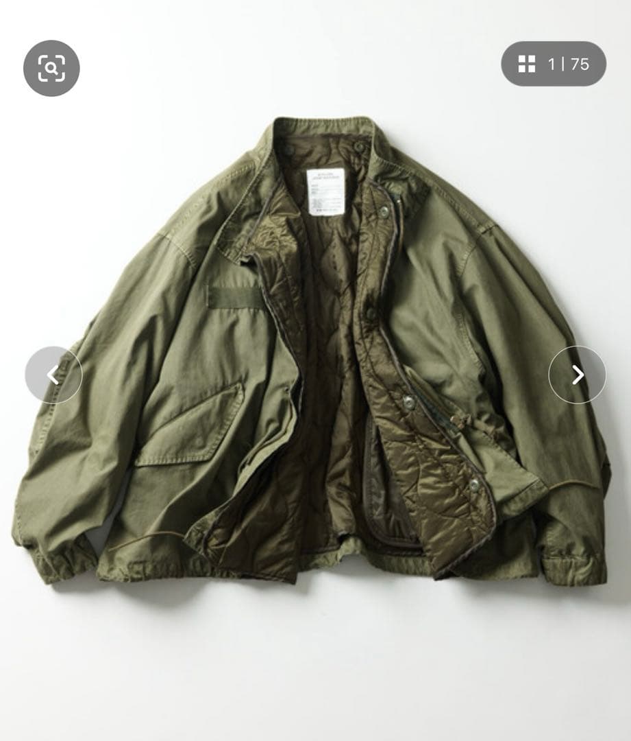 FREAK'S STOREフェード加工 M65 ショートモッズコート