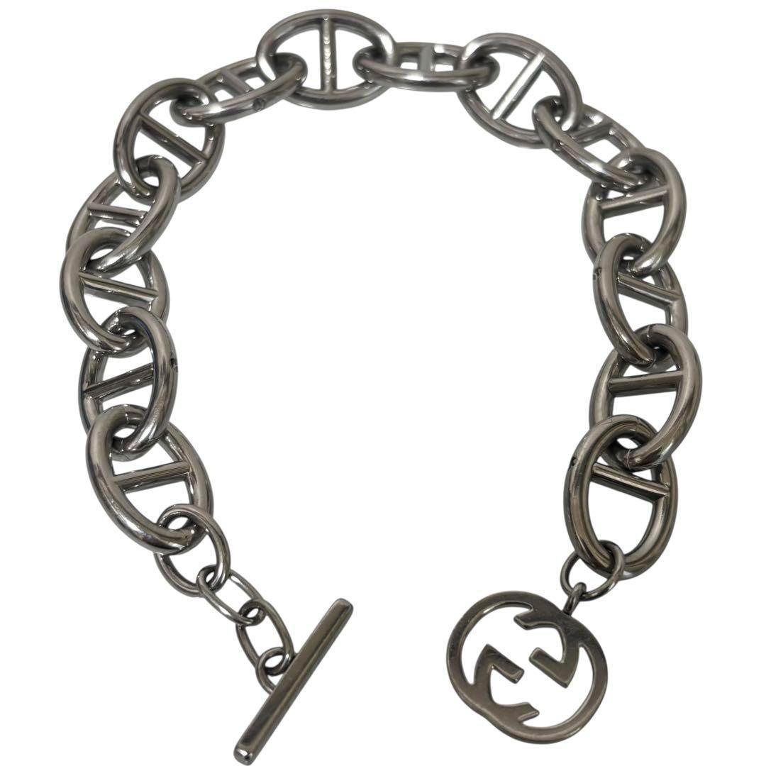 GUCCI グッチ トムフォード期 GG アンカーチェーンブレスレット