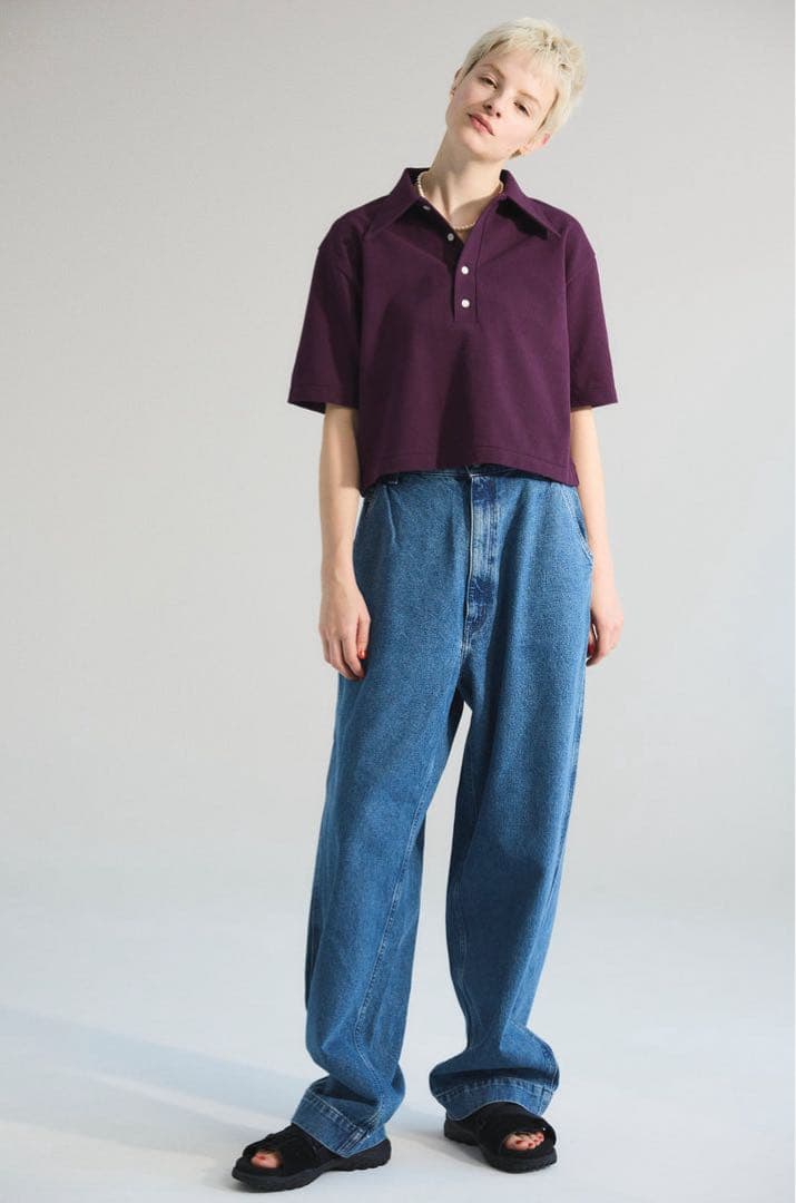 ★美品★オブラダ oblada スケータージーンズ ブルー サイズXS