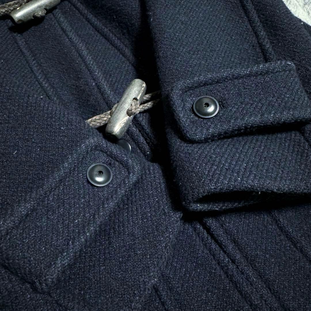 ミナペルホネン ダッフルコート ダークネイビー ウール混紡