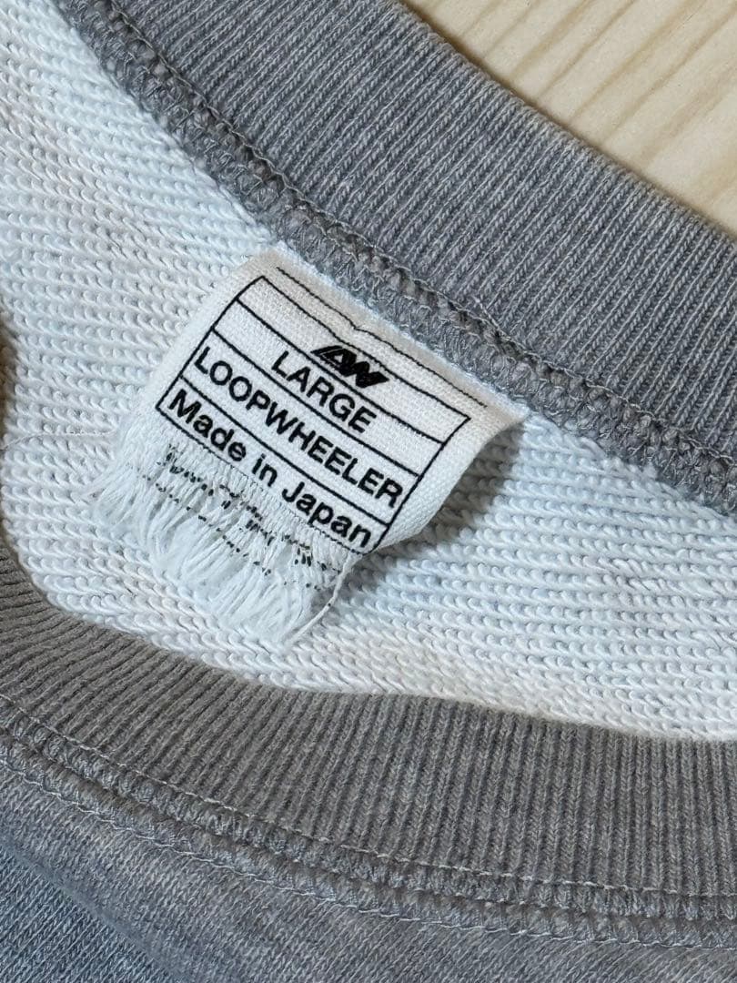 LW313 吊り編みリラックスフィット クルースウェット L