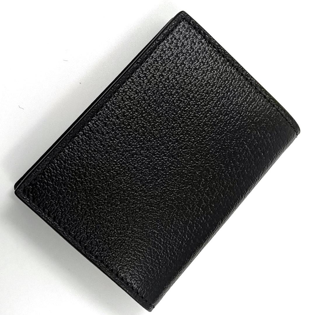 未使用級✨️袋付　グッチ カードケース パスケース 名刺入 GG マーモント 黒