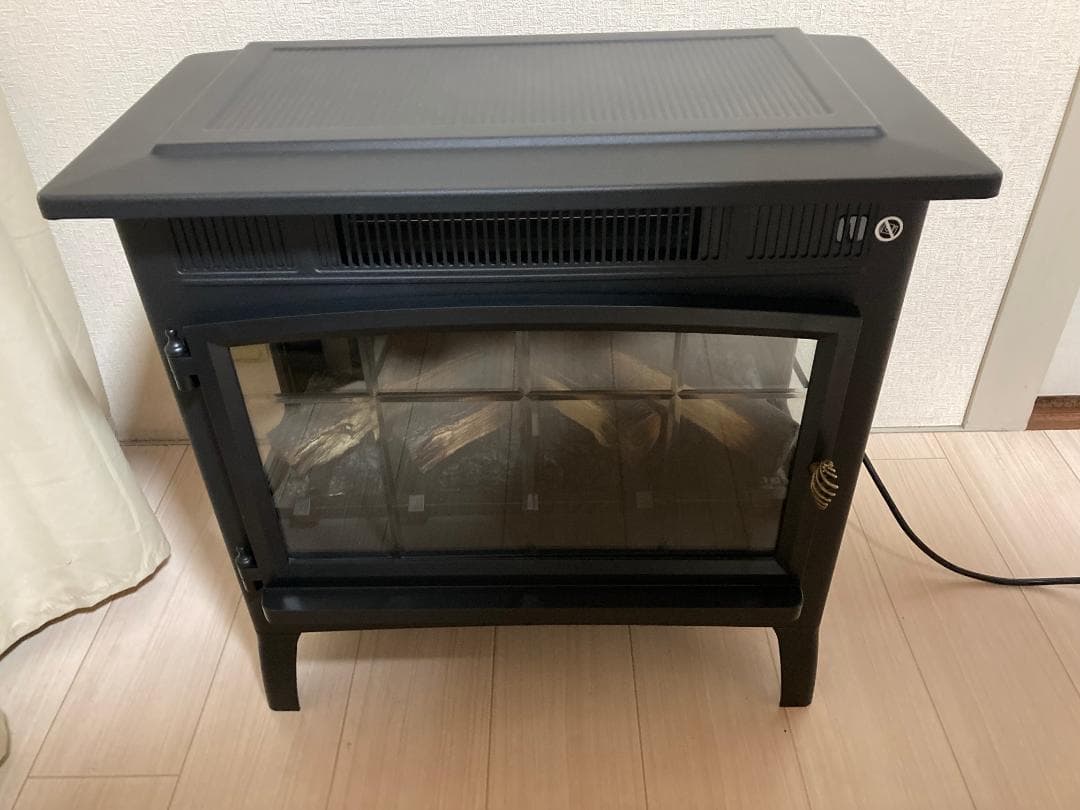 QVCジャパン暖炉風 電気温風機 DFI 5010 01【リモコン付き】