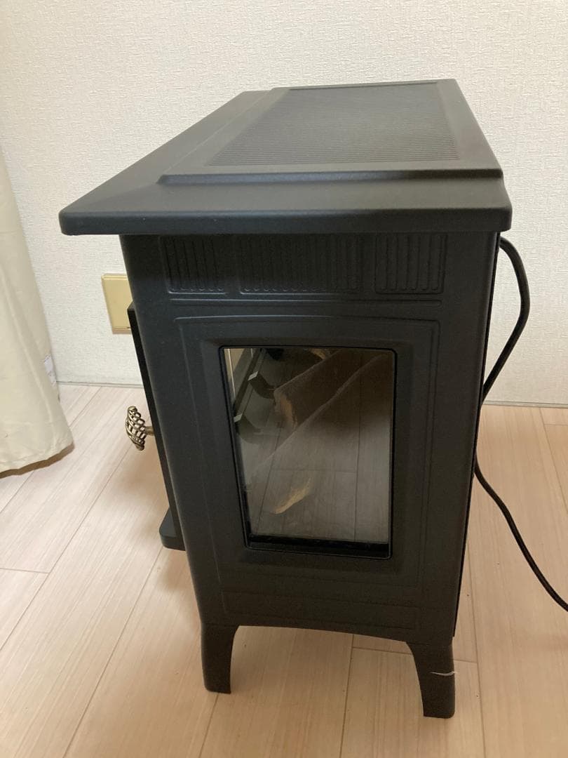 QVCジャパン暖炉風 電気温風機 DFI 5010 01【リモコン付き】