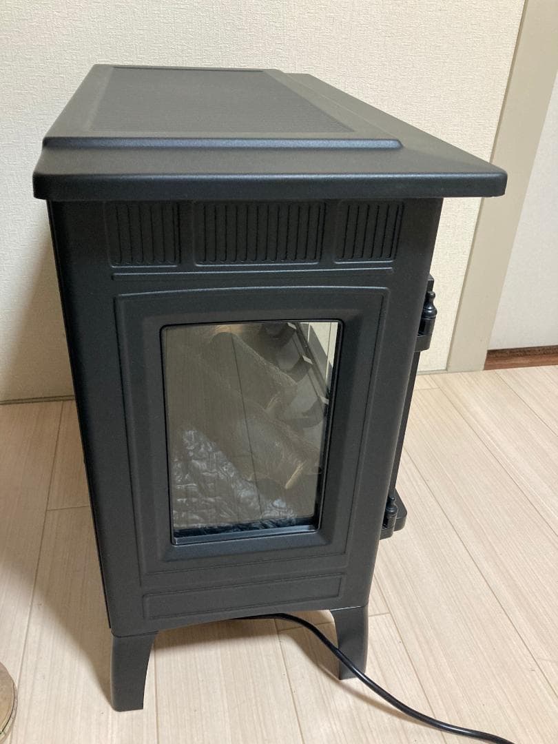 QVCジャパン暖炉風 電気温風機 DFI 5010 01【リモコン付き】