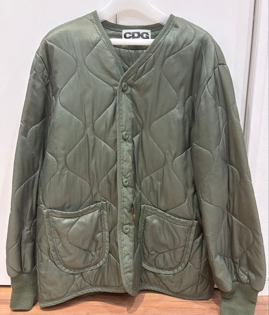 コムデギャルソン CDG × アルファ キルティングジャケット