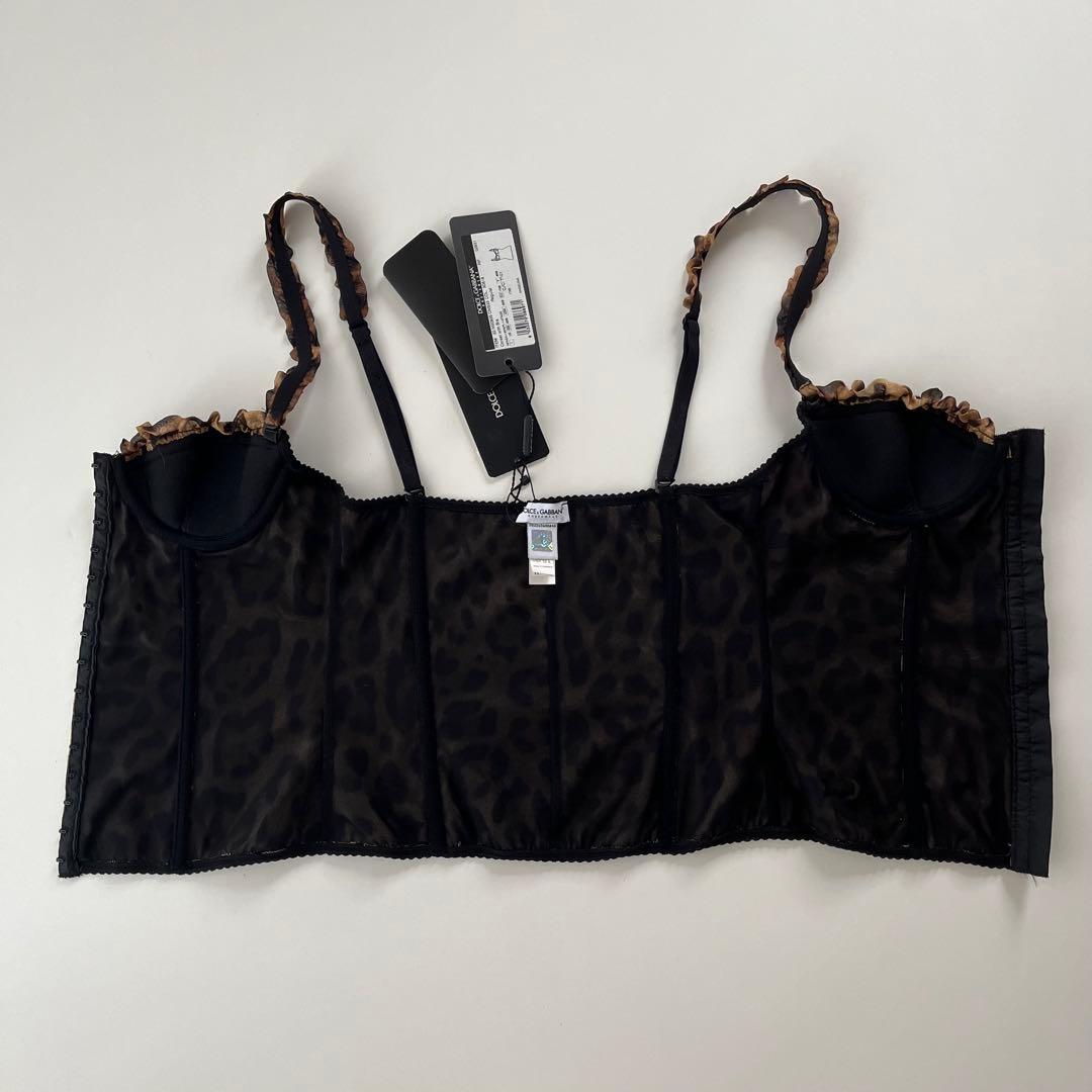新品 DOLCE&GABBANA Frilled Corset Camisole