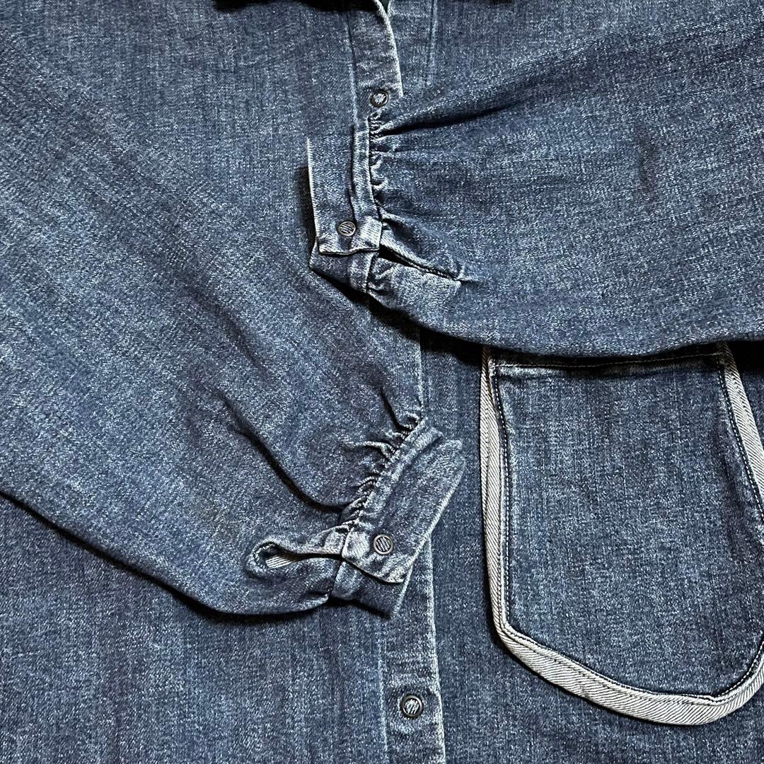 D-due デ・ドゥエ デニムブラウス　size40 ※状態訳あり