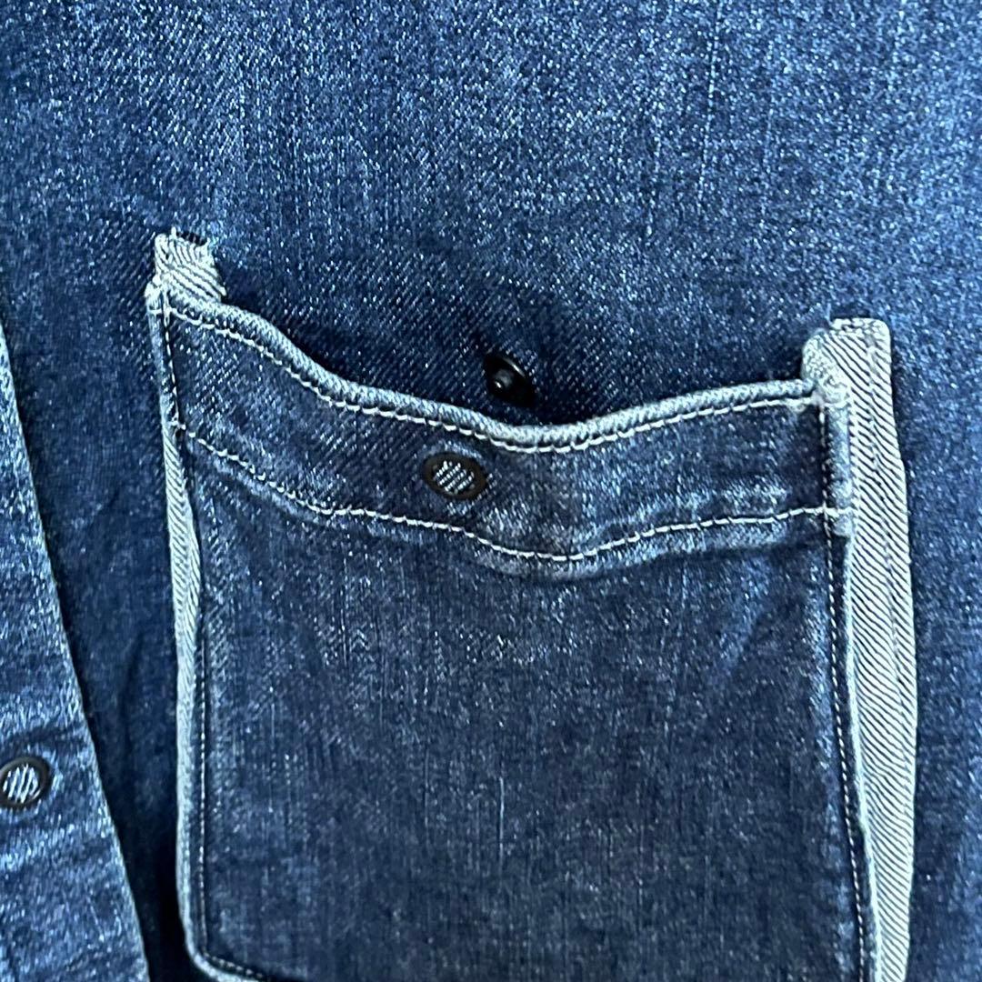 D-due デ・ドゥエ デニムブラウス　size40 ※状態訳あり