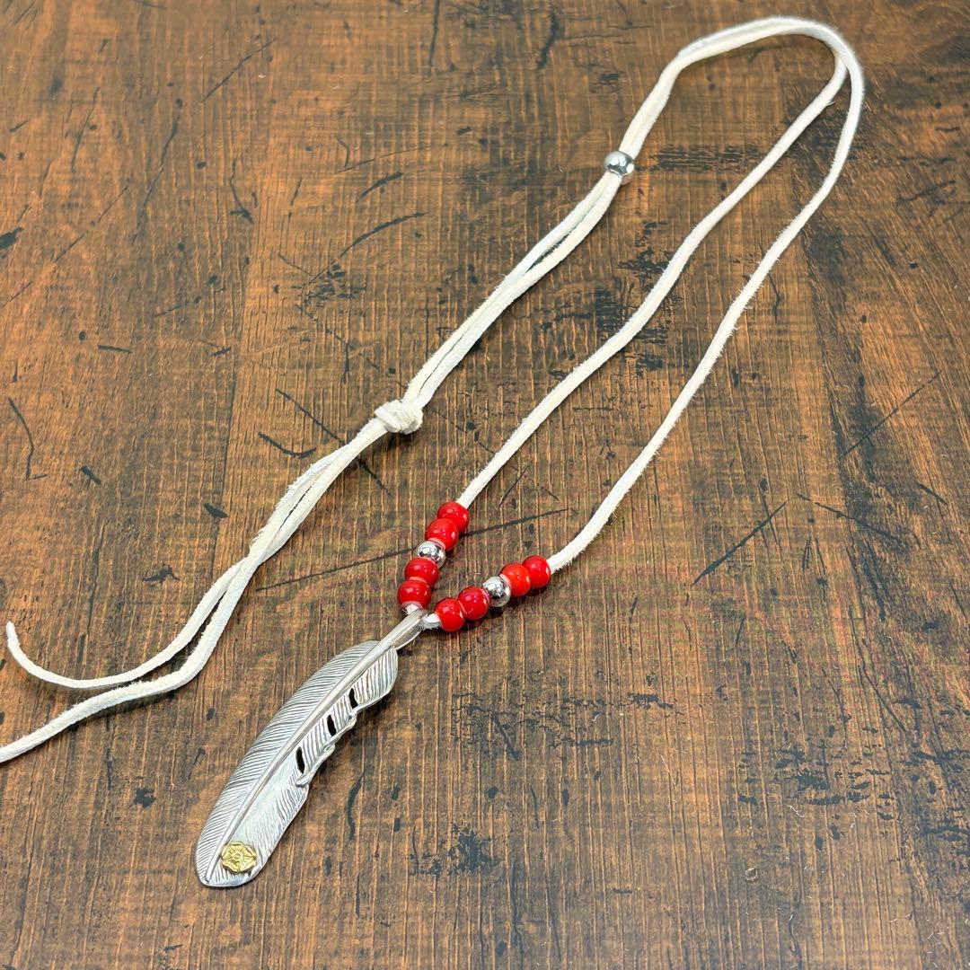 タディアンドキング TADY&KING ネックレス カスタム 特大フェザー