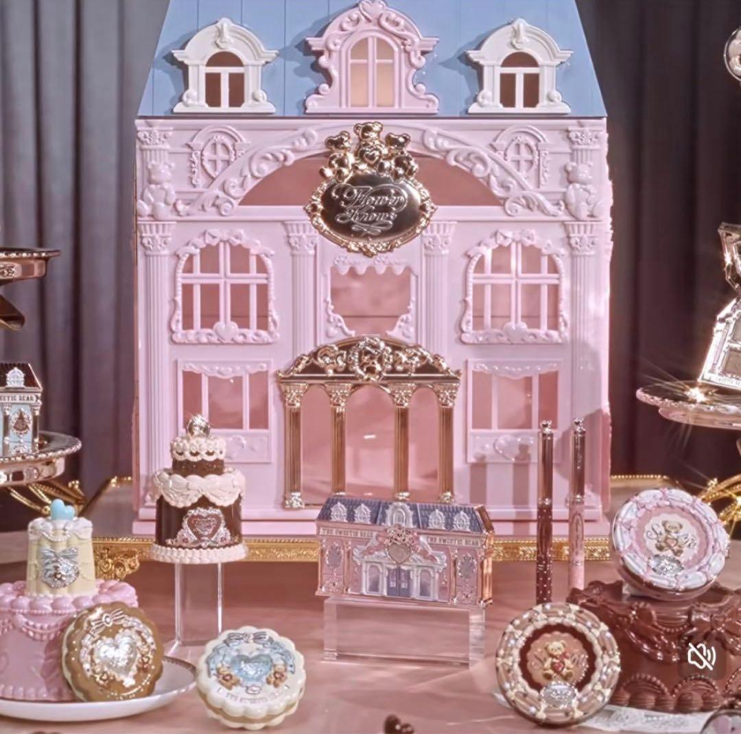 【即購入可】フラワーノーズ　スウィートベアコレクションボックスのみ 小物入れ