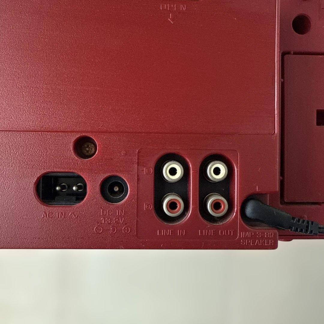 National RX-C50 赤 ラジカセ　動作品