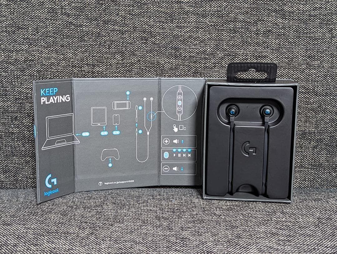Logicool G ゲーミングイヤホン G333 有線 イヤホン ブラック a