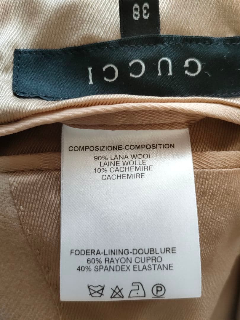 極美品★GUCCI グッチ スーツ セットアップ カシミア混合 パンツ Mサイズ