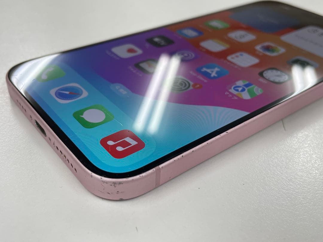 傷有 SIMフリー iPhone15 Plus 128GB バッテリー96%