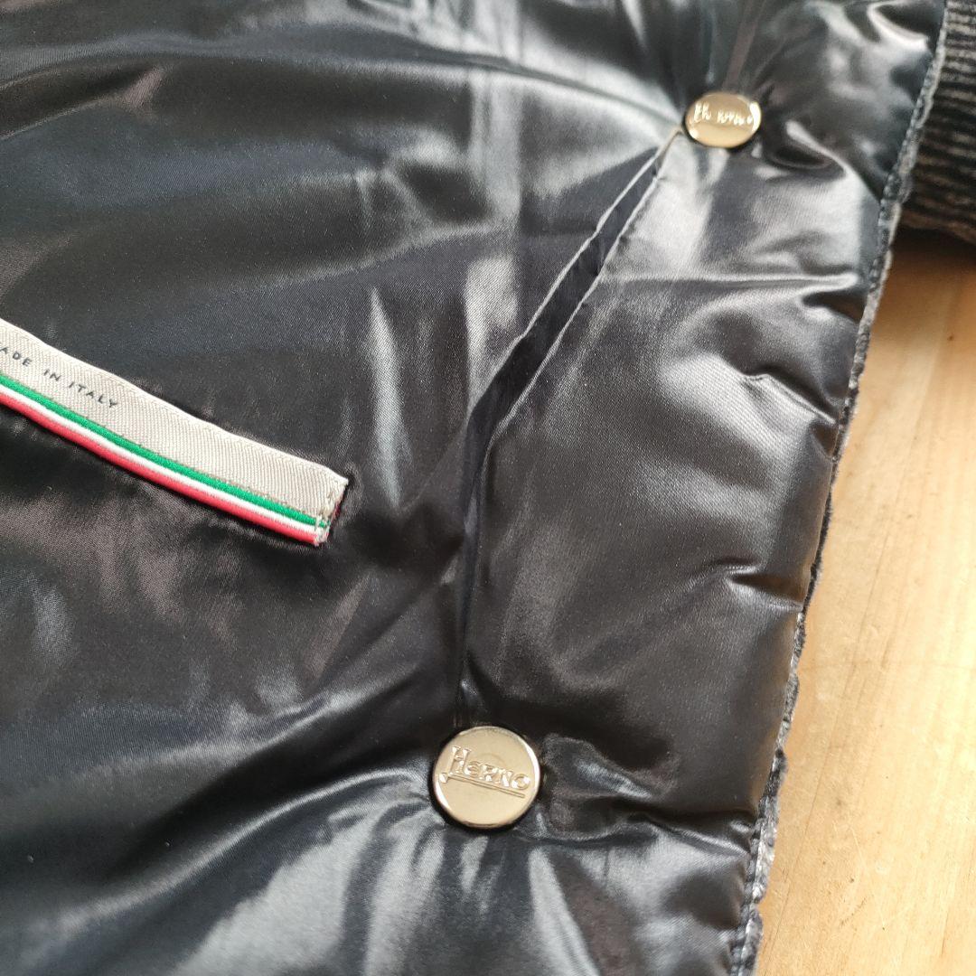 極美品✨ヘルノ ベルベット ショート丈 シグネチャーコレクションダウンジャケット