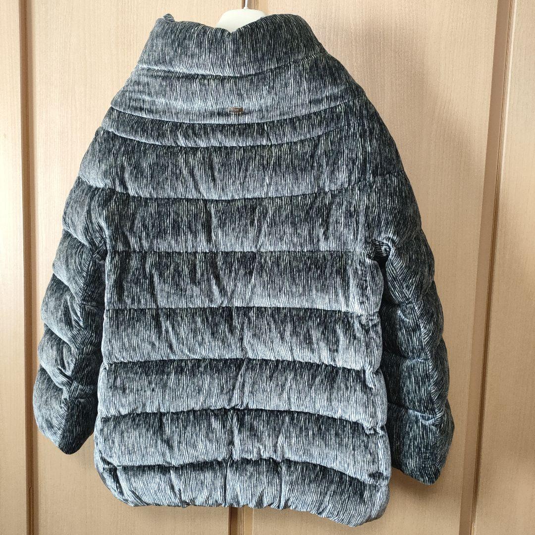 極美品✨ヘルノ ベルベット ショート丈 シグネチャーコレクションダウンジャケット
