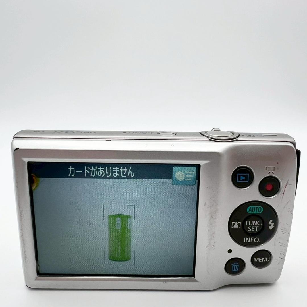 【動作品】Canon IXY 180 コンデジ シルバー 動作確認済