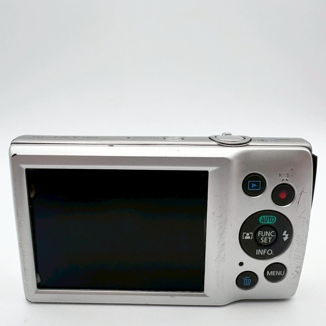【動作品】Canon IXY 180 コンデジ シルバー 動作確認済