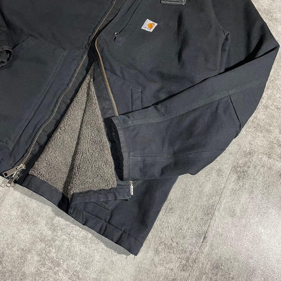 XL Carharttカーハートトラディショナルジャケットダック地 裏地ボア美品