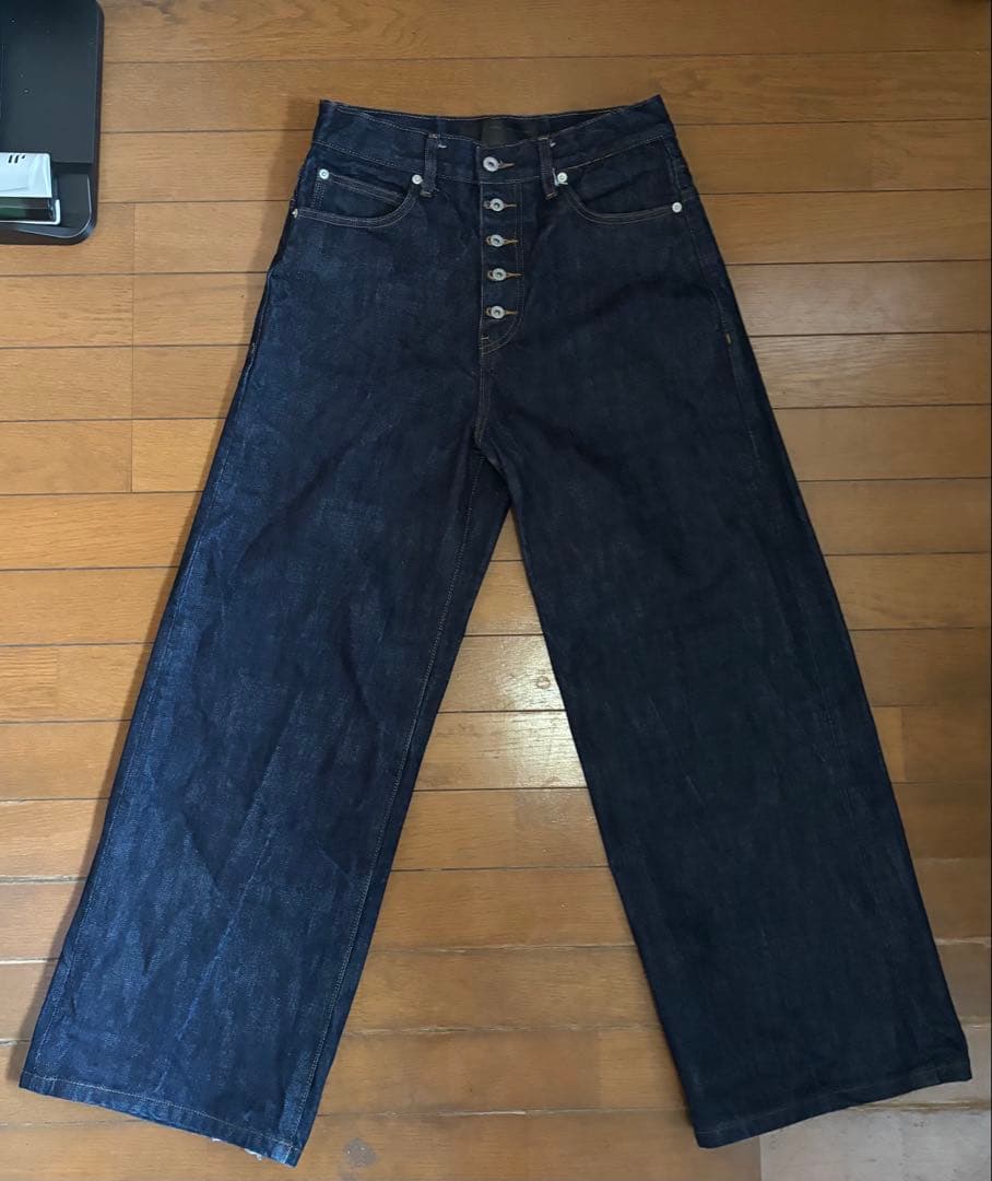 パンツ NO/FAITH STUDIO JAPANESE LOOSE FIT BLUE