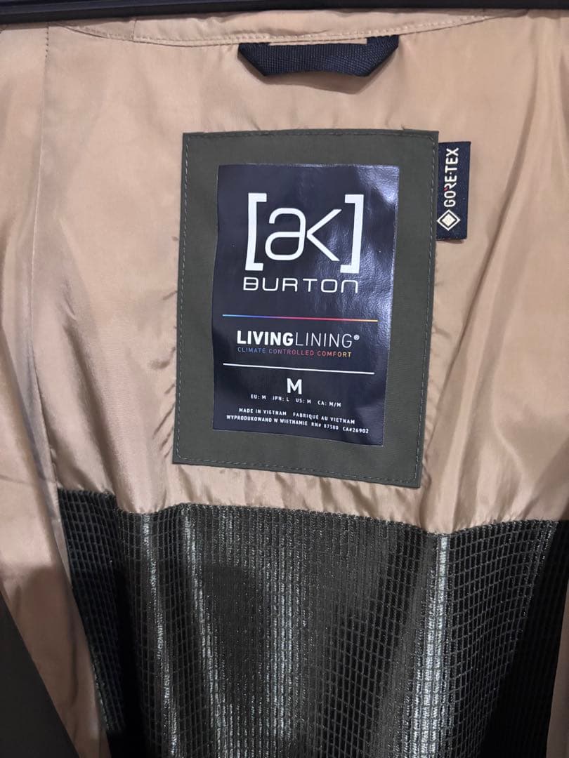スノーボード Burton [ak] 2L Jacket M GORE-TEX