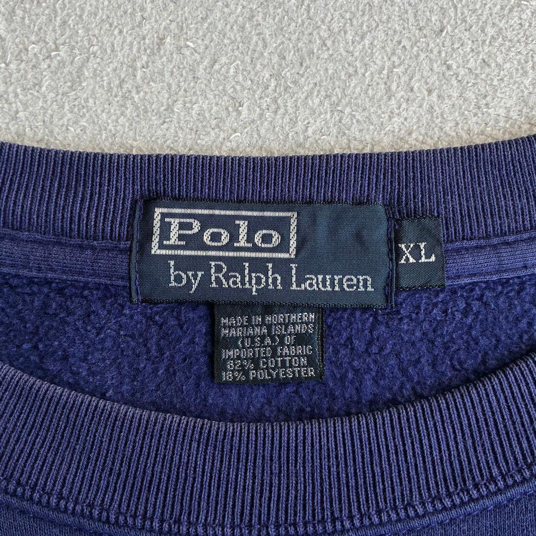 90s POLO by Ralph Lauren クルーネックスウェット XL