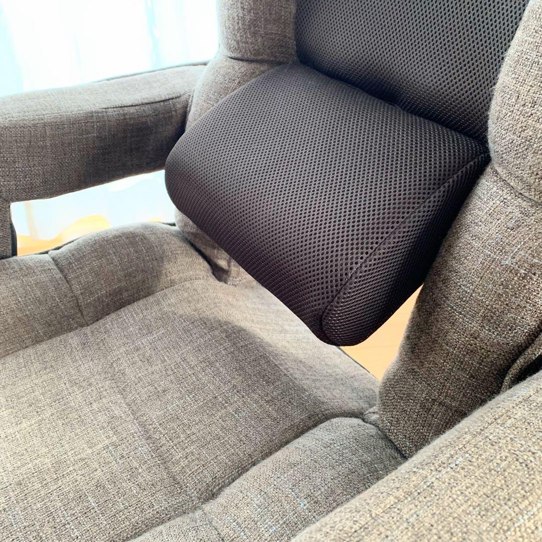 座椅子生活 明光ホームテック 腰の神様がくれた中座椅子　ブラウン